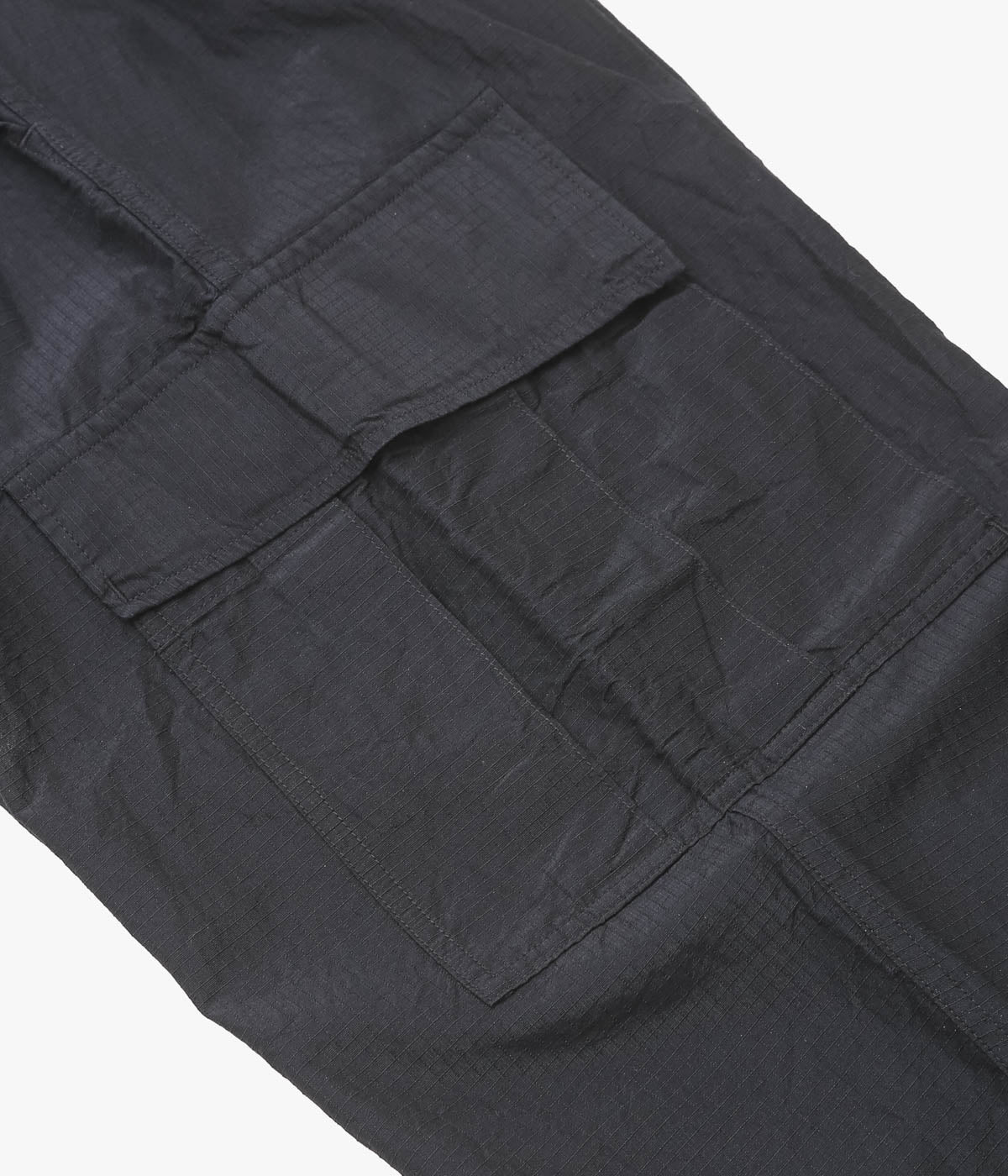 COMOLI ''リップストップ 6Pパンツ'' (BLACK)