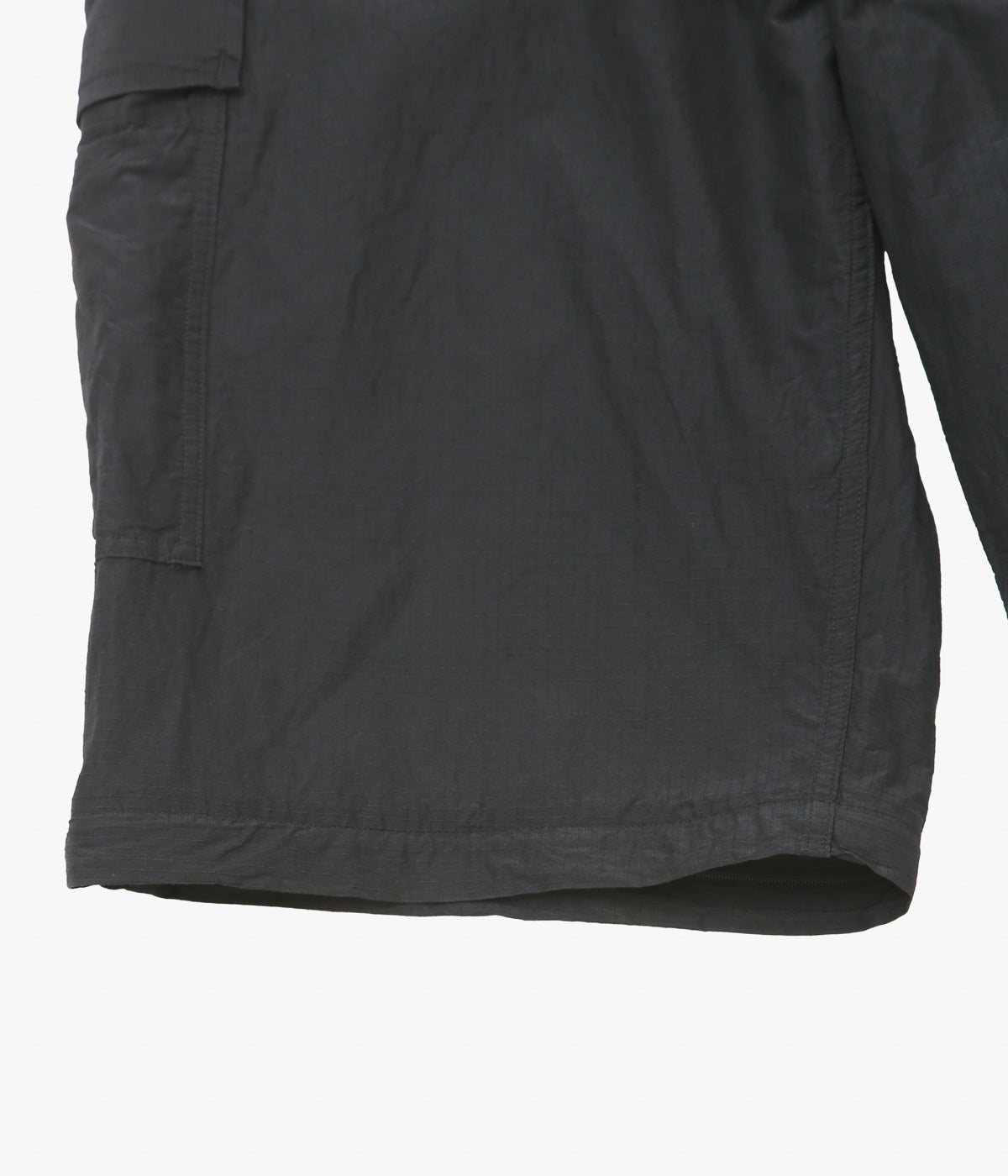 COMOLI "Ripstop Convertible 6-Pocket Pants" (BLACK)