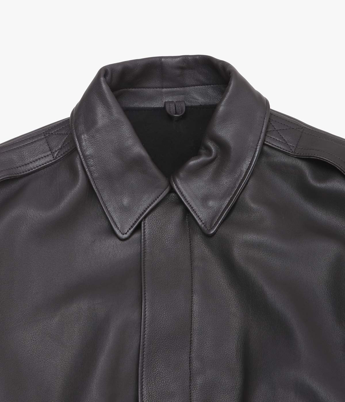 COMOLI ''シープスキン A-2ジャケット'' (BROWN)