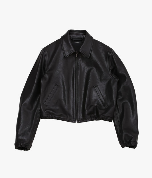 COMOLI "Sheepskin Short Jacket" (Black)