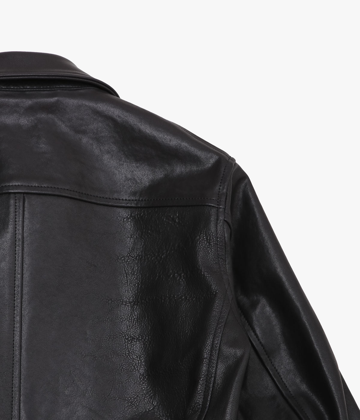 COMOLI "Sheepskin Short Jacket" (Black)