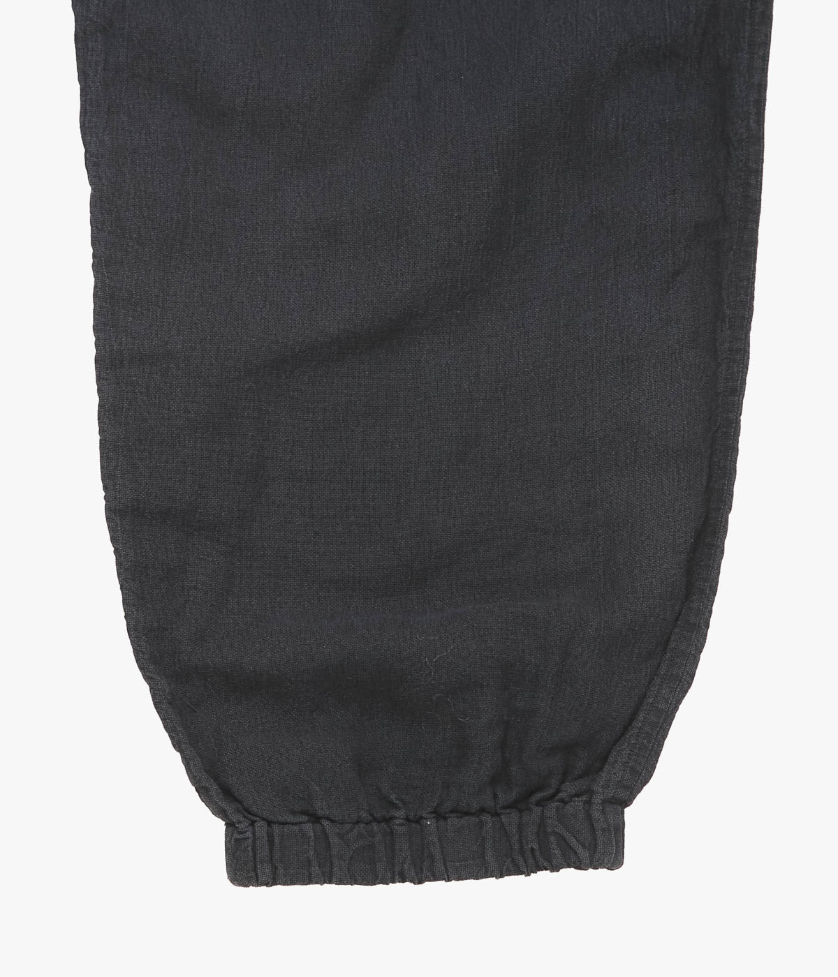 COMOLI "Silk Cotton Drawstring Pants" (FADE BLACK)