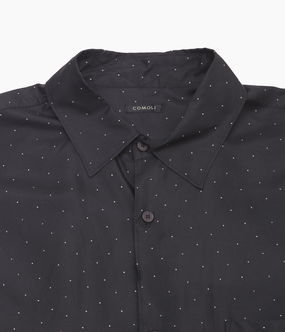 COMOLI コモリ シルクドット コモリシャツ サイズ2 COMOLI シルク ドット コモリ シャツ, Dot – Navyblue