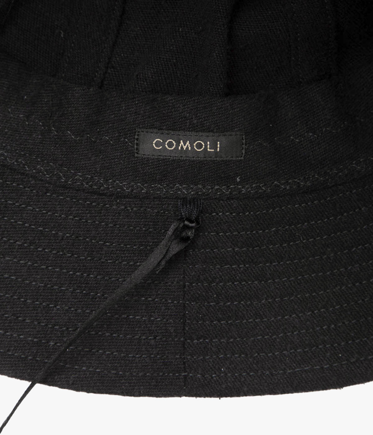 COMOLI ''Silk Nep Hat'' (BLACK)