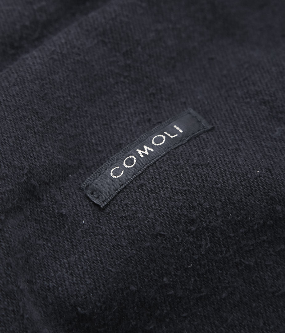 COMOLI ''シルクネップ ウエストバッグ'' (BLACK)