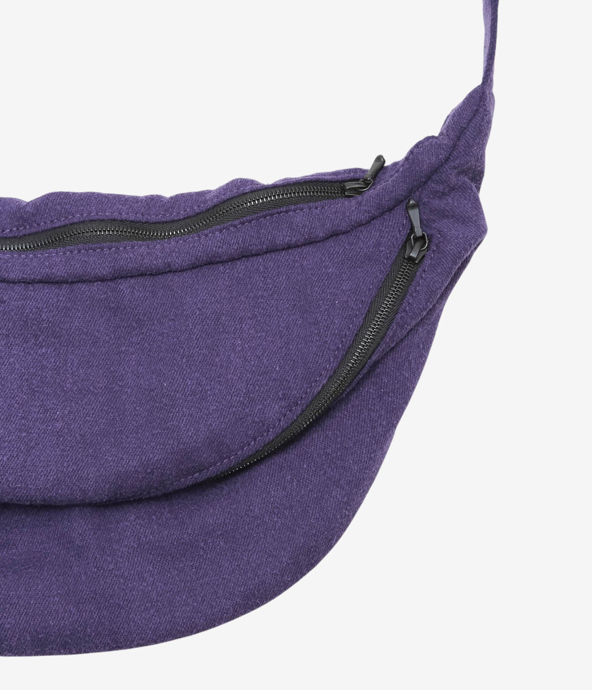 COMOLI ''シルクネップ ウエストバッグ'' (PURPLE)