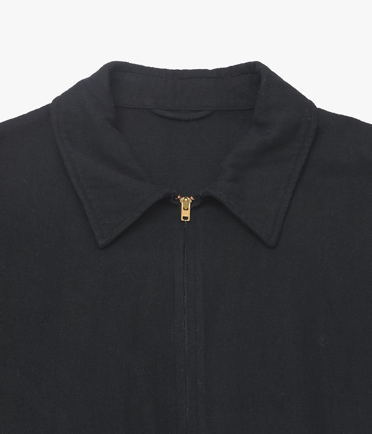 COMOLI ''Silk Nep Zip Short Jacket'' (BLACK) – THE STORE BY MAIDENS