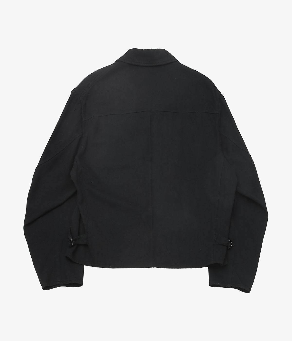 COMOLI ''シルクネップ ジップショートジャケット'' (BLACK)