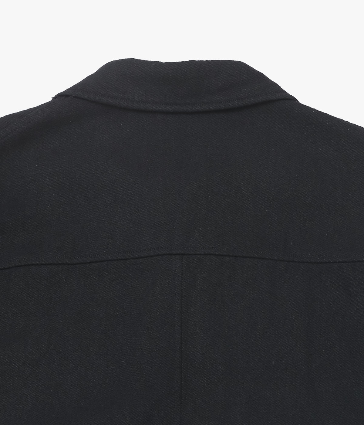 COMOLI ''シルクネップ ジップショートジャケット'' (BLACK)
