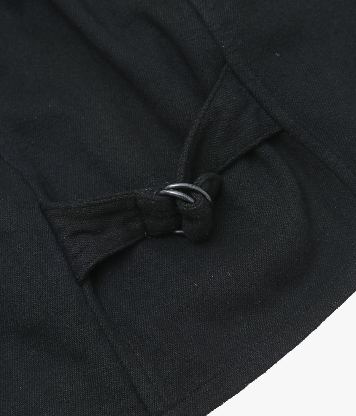 COMOLI ''シルクネップ ジップショートジャケット'' (BLACK)