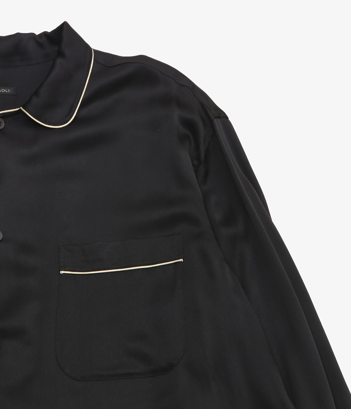 COMOLI ''シルク パジャマシャツ'' (BLACK) – THE STORE BY MAIDENS