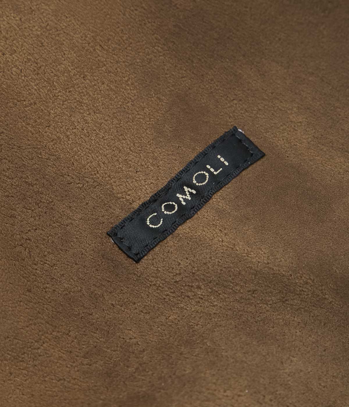 COMOLI "Suede Robe Coat" (BROWN)