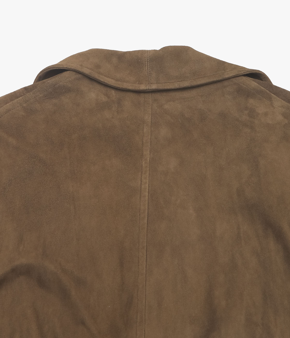COMOLI "Suede Robe Coat" (BROWN)