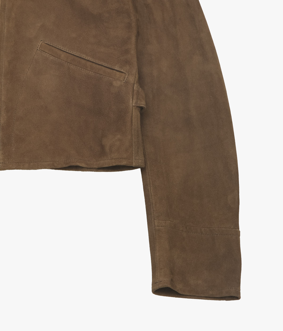 COMOLI ''スエード ショートジャケット'' (BROWN)