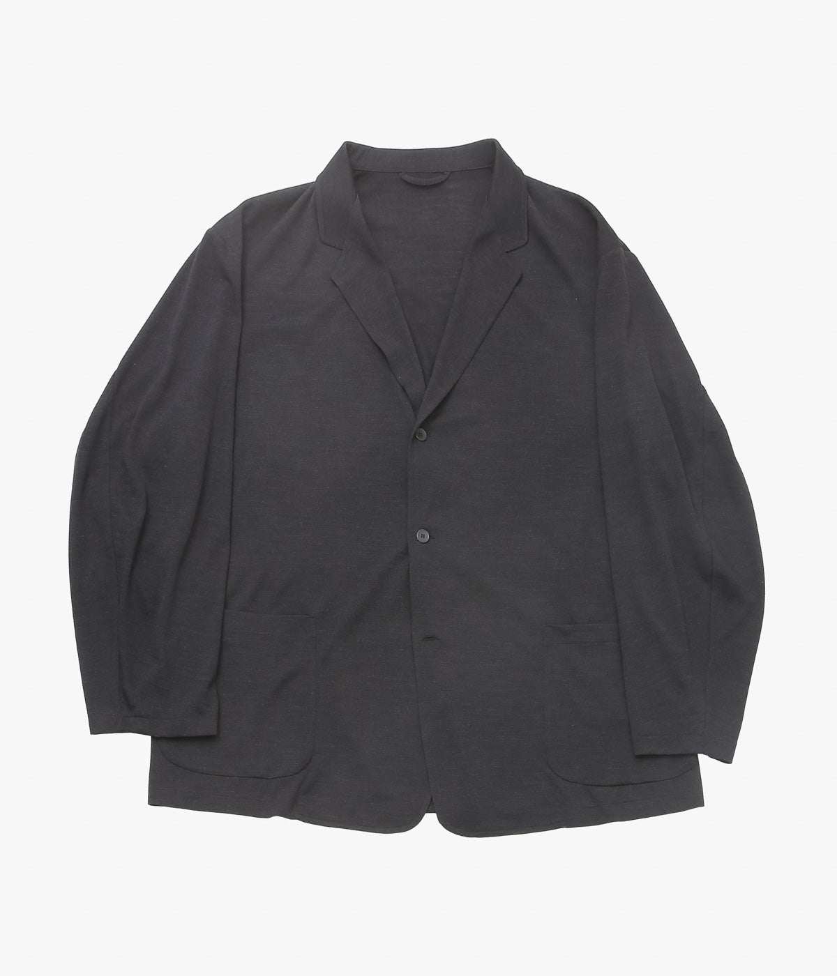 COMOLI "Summer Wool Jacket" (CHARCOAL)