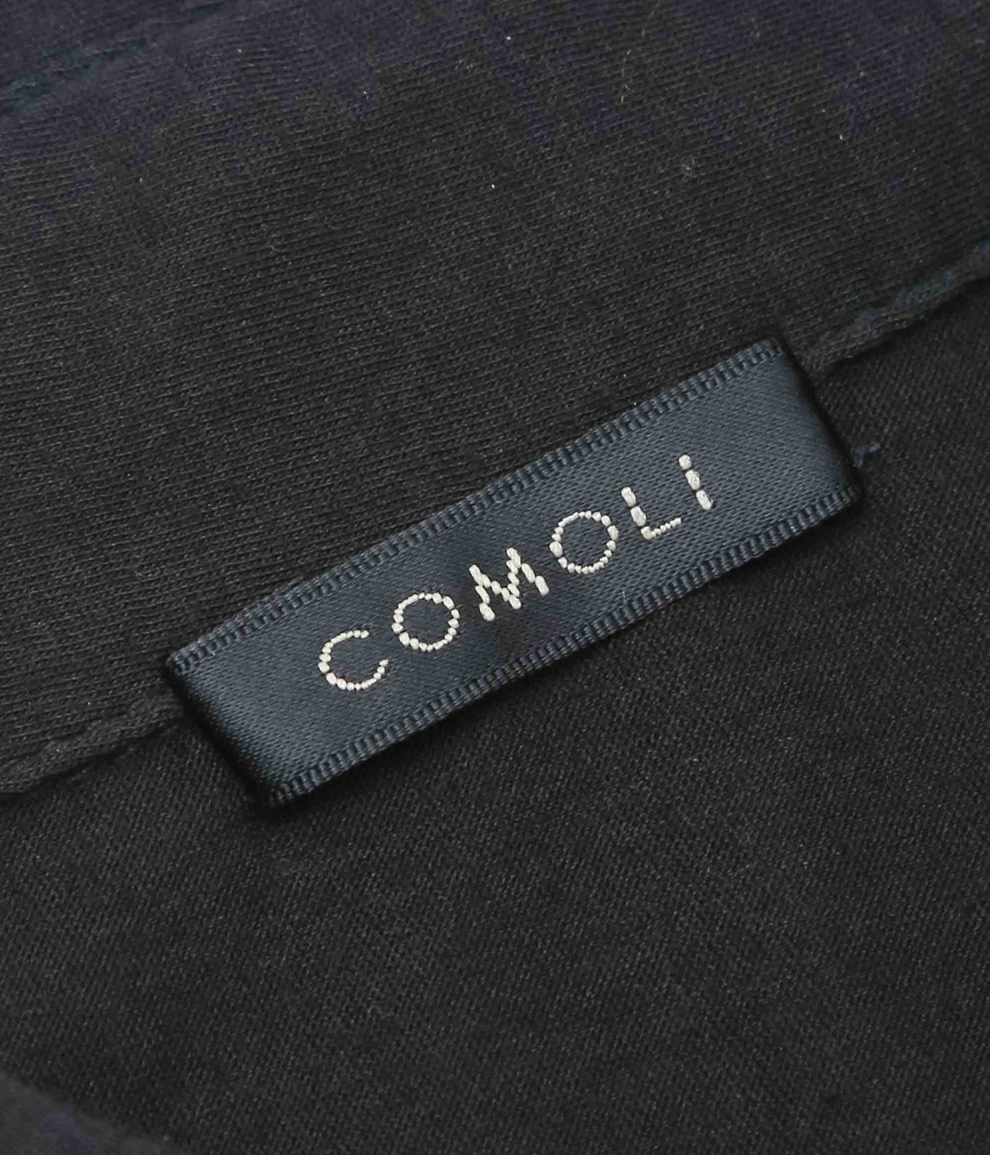 COMOLI ''THINコットン コモリシャツ'' (BLACK)