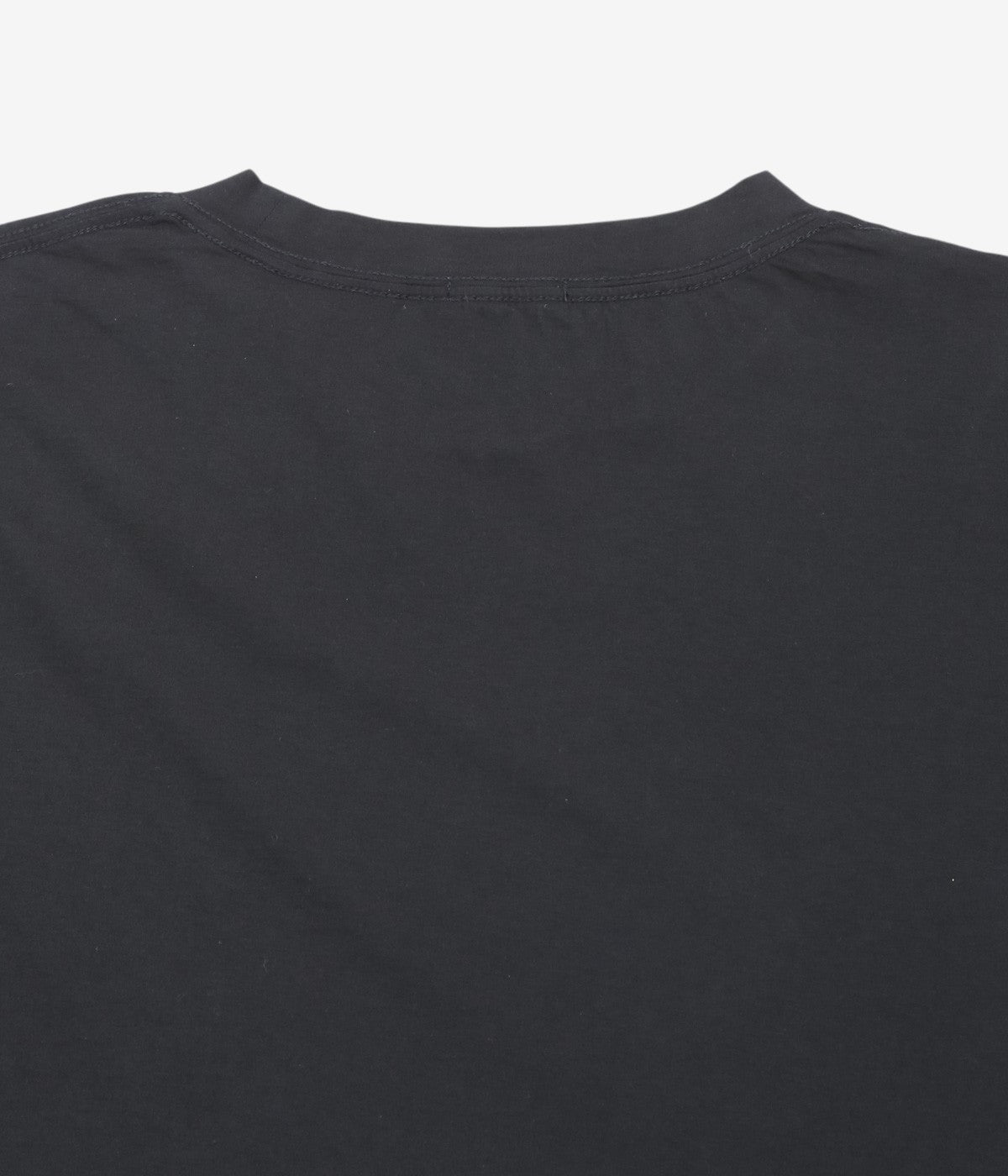 COMOLI "THIN Cotton T-Shirt" (BLACK)