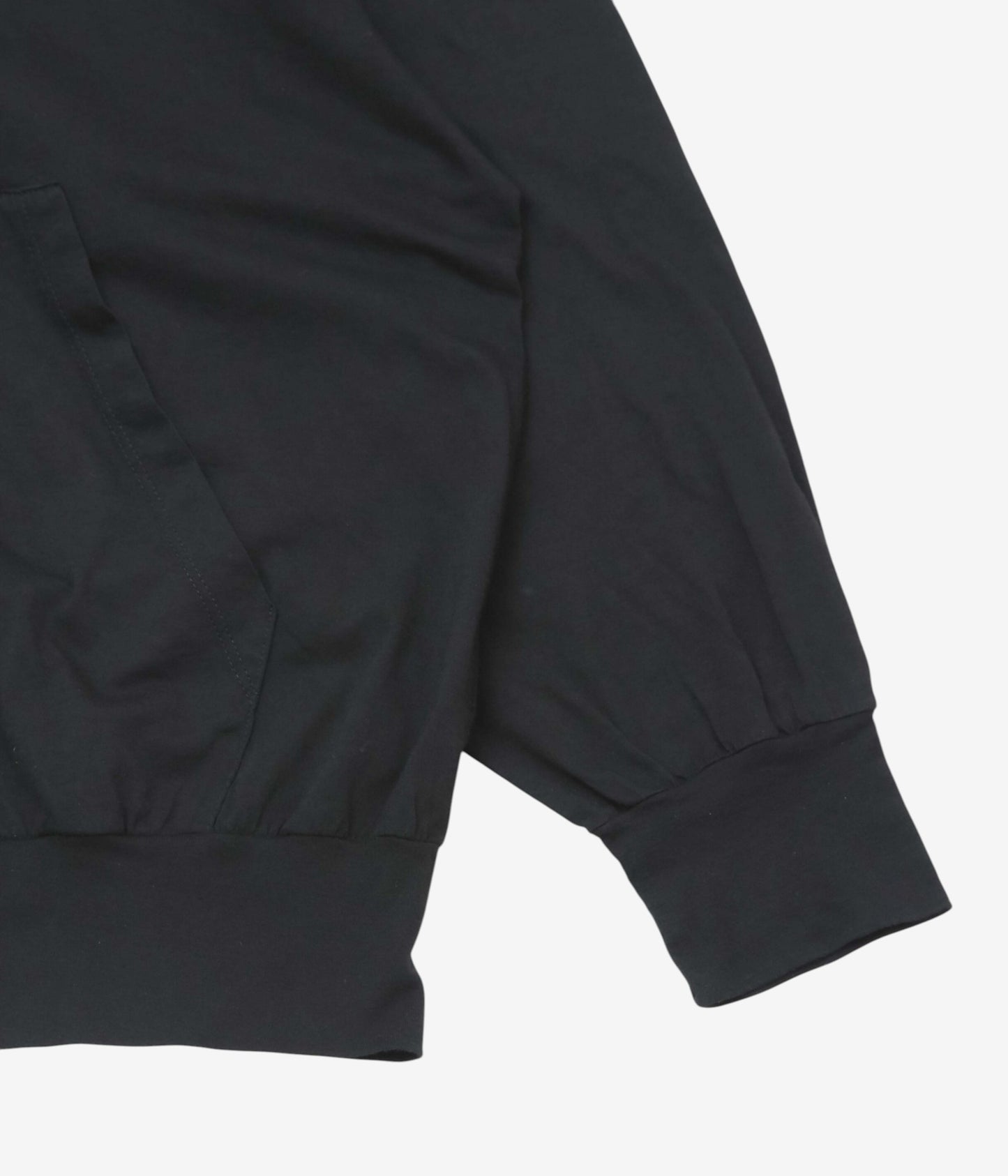 COMOLI ''THINコットン ジップパーカ'' (BLACK)