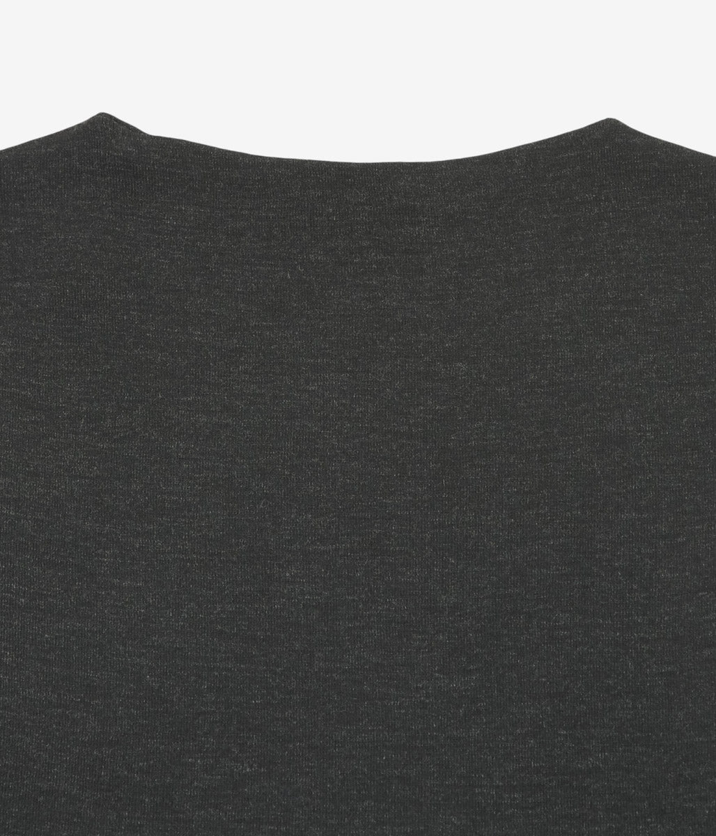 COMOLI "Wool Comoli Knit" (CHARCOAL)