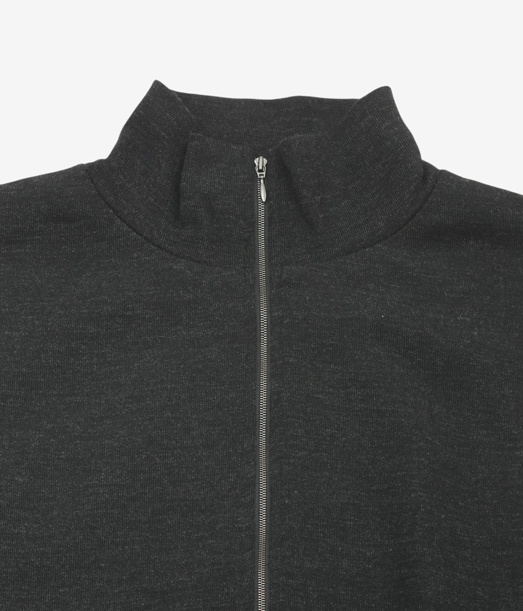 COMOLI ''ウールニット トラックジャケット'' (CHARCOAL)
