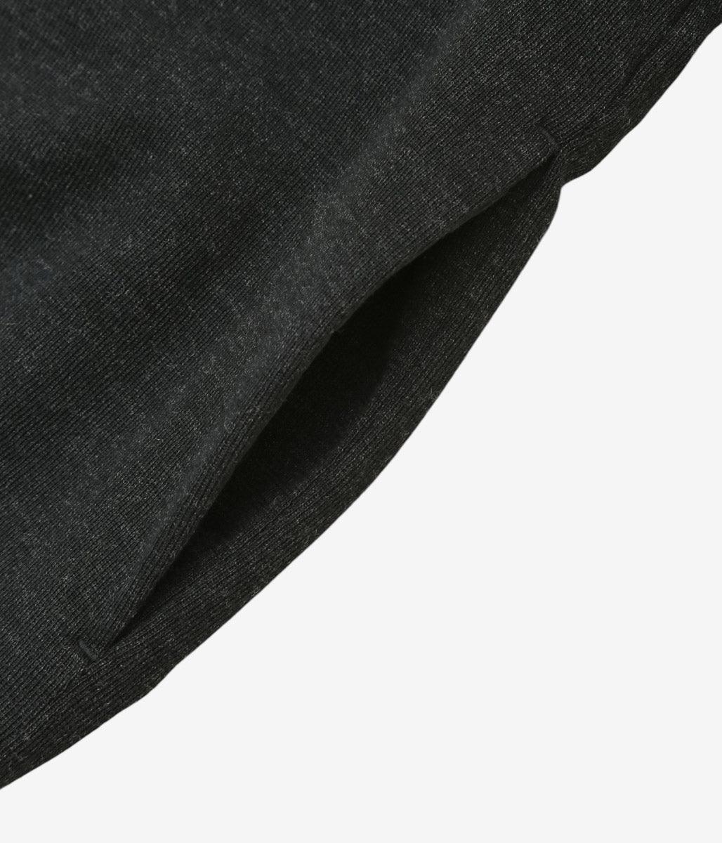 COMOLI "Wool Knit Track Jacket" (CHARCOAL)