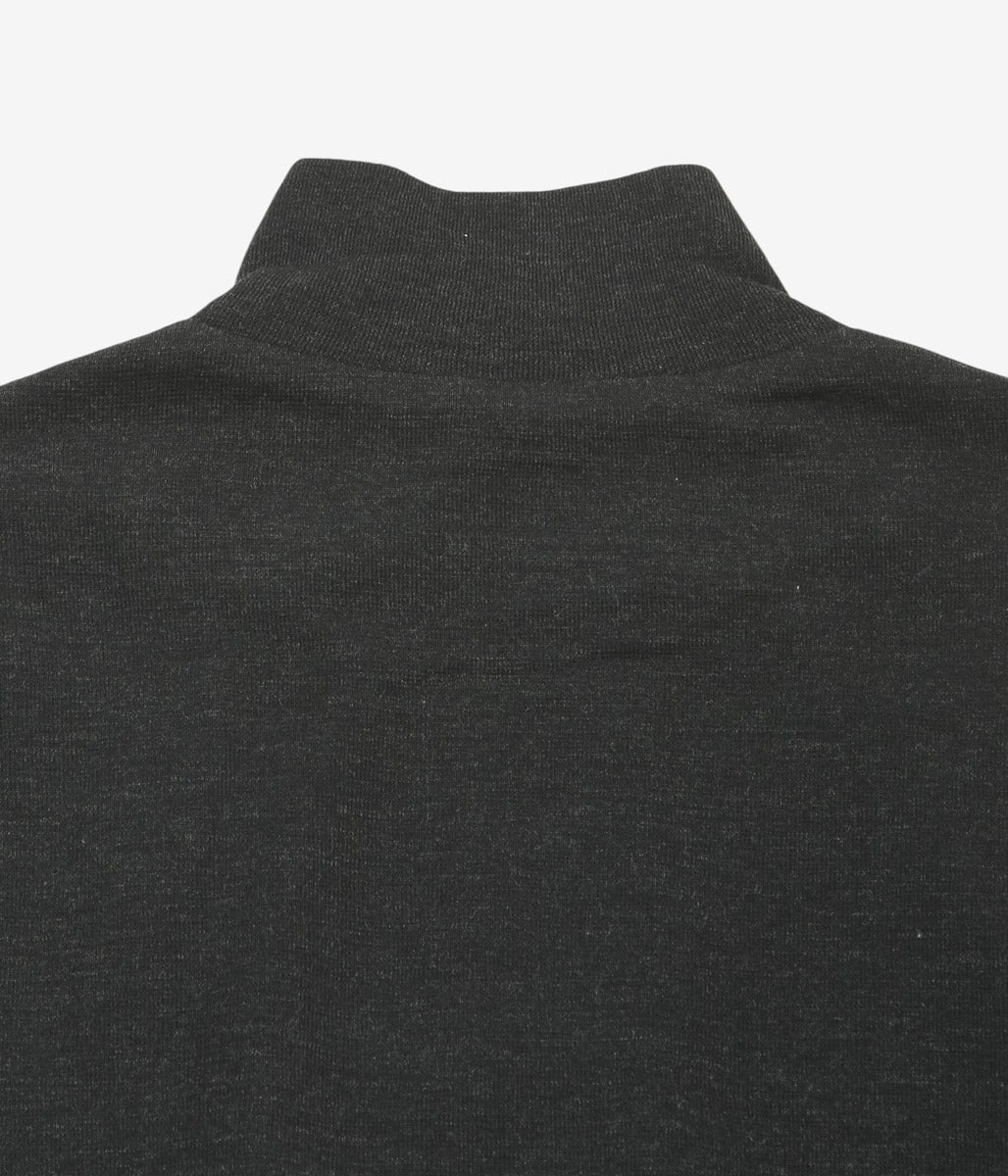 COMOLI "Wool Knit Track Jacket" (CHARCOAL)