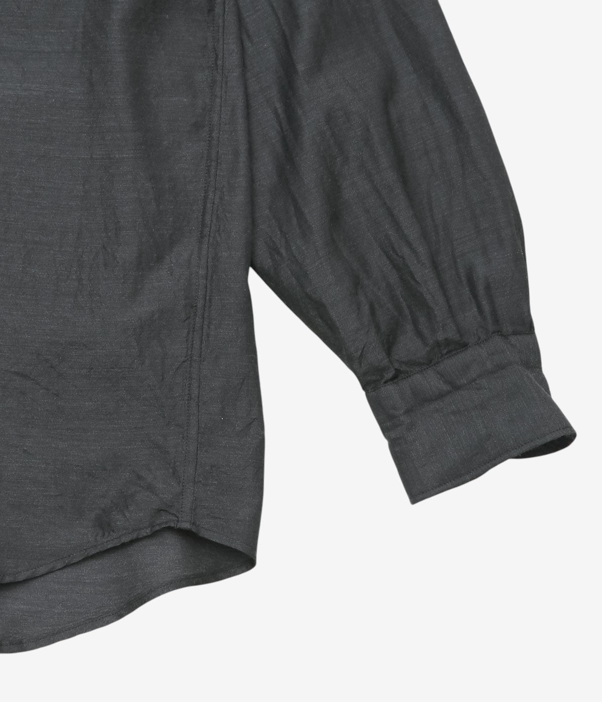 COMOLI ''ウールシルク コモリシャツ'' (CHARCOAL)