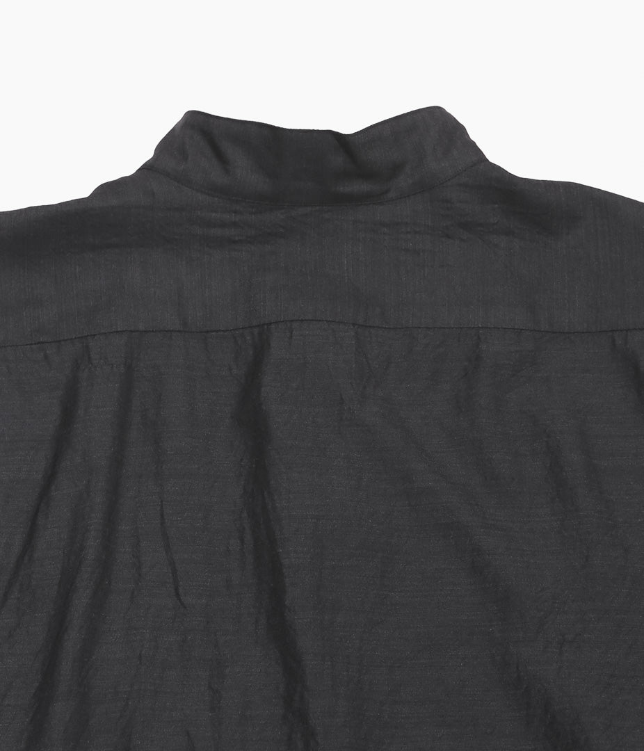 COMOLI ''ウールシルク プルオーバーシャツ'' (CHARCOAL) – THE STORE