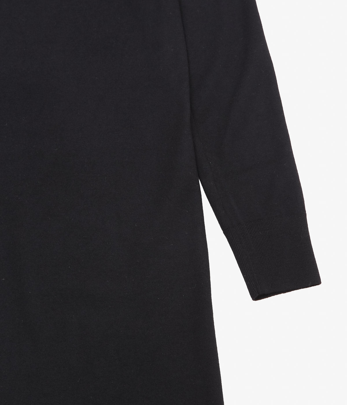 COMOLI Wool Turtleneck Dress (Black)