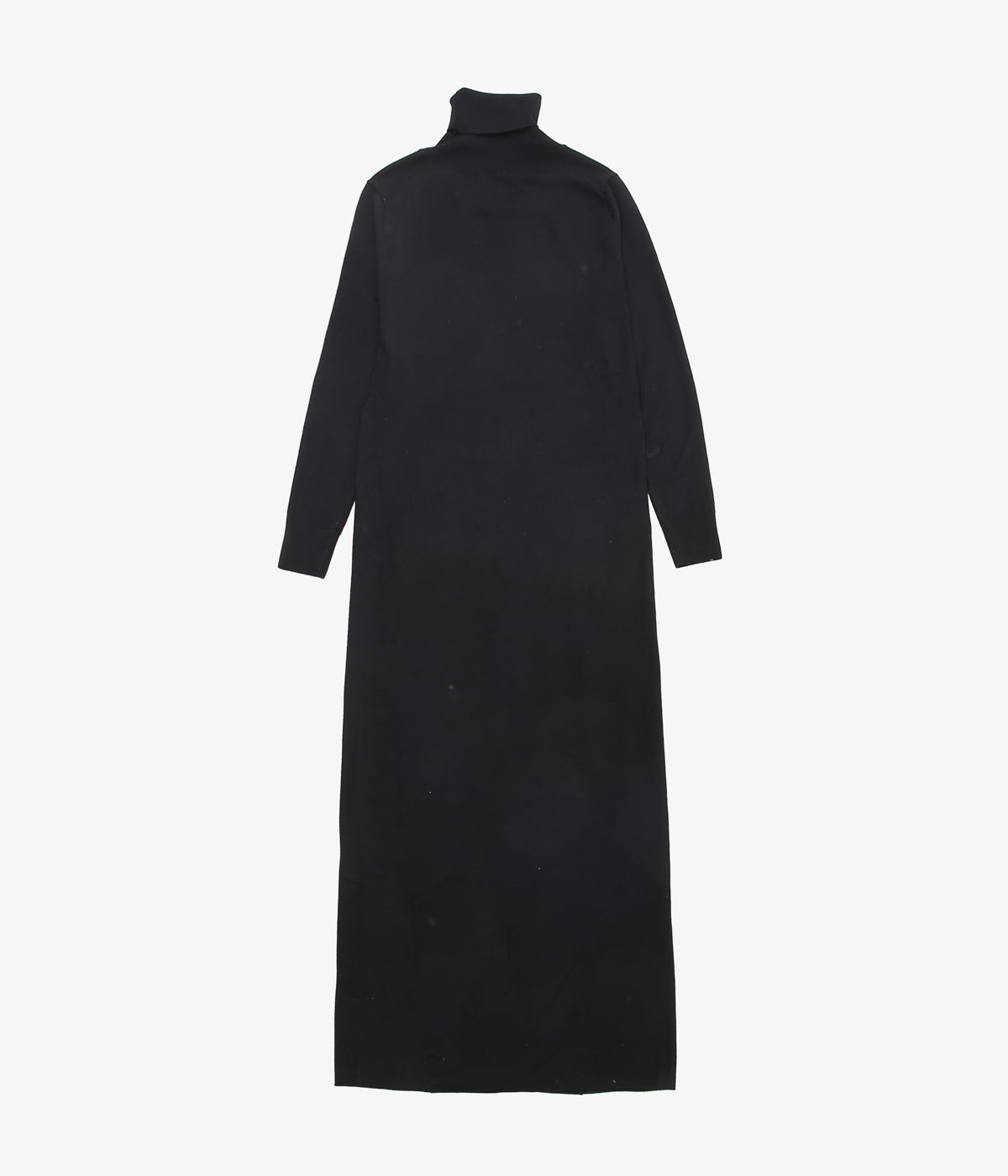 COMOLI Wool Turtleneck Dress (Black)