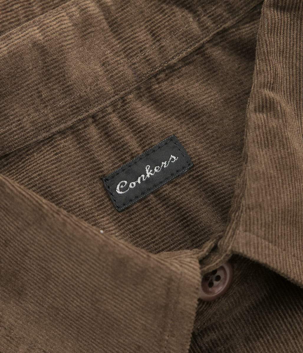 CONKERS ''BEADLE SHIRT'' (BROWN)