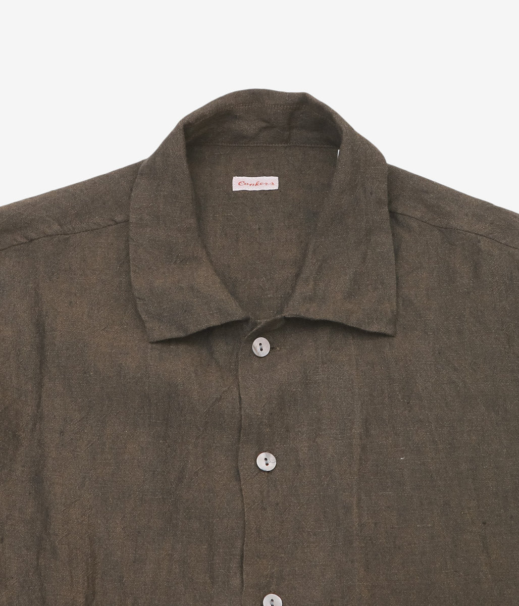 CONKERS "MARTYN SHIRT" (브라운 & 블랙)