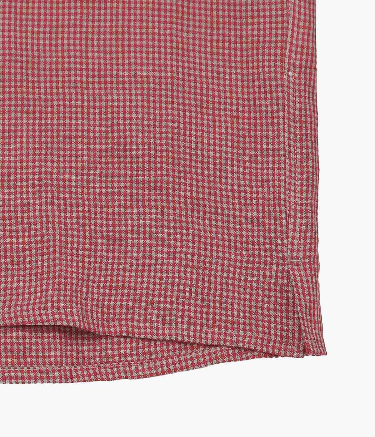 CONKERS ''RELAXED FARMER SHIRT SHORT SLEEVE'' (REDDEN CHECK)