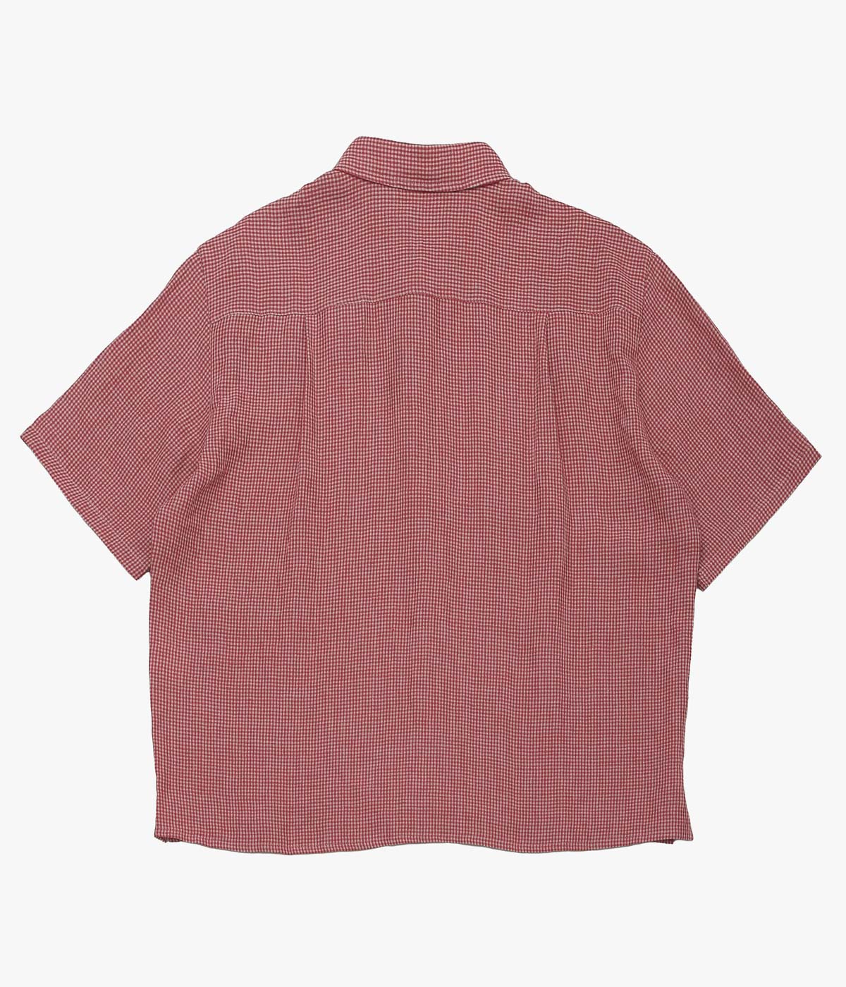 CONKERS ''RELAXED FARMER SHIRT SHORT SLEEVE'' (REDDEN CHECK)