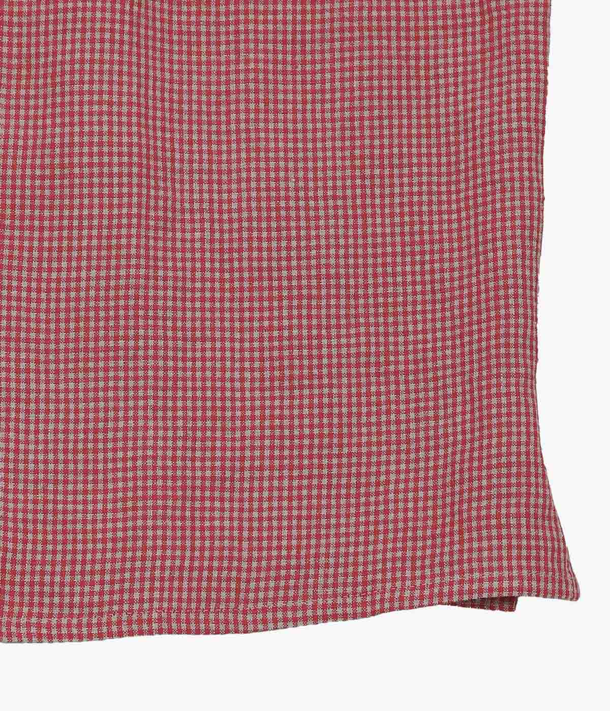 CONKERS ''RELAXED FARMER SHIRT SHORT SLEEVE'' (REDDEN CHECK)