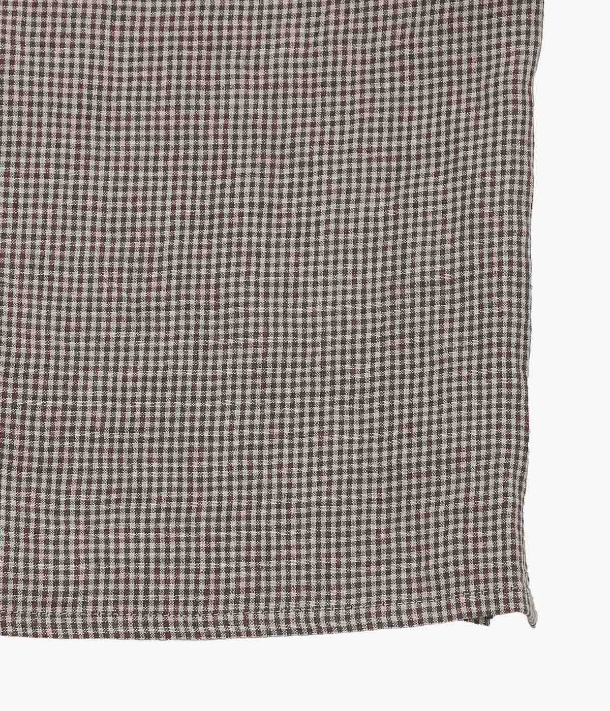 CONKERS ''RELAXED FARMER SHIRT SHORT SLEEVE'' (STRAW CHECK)