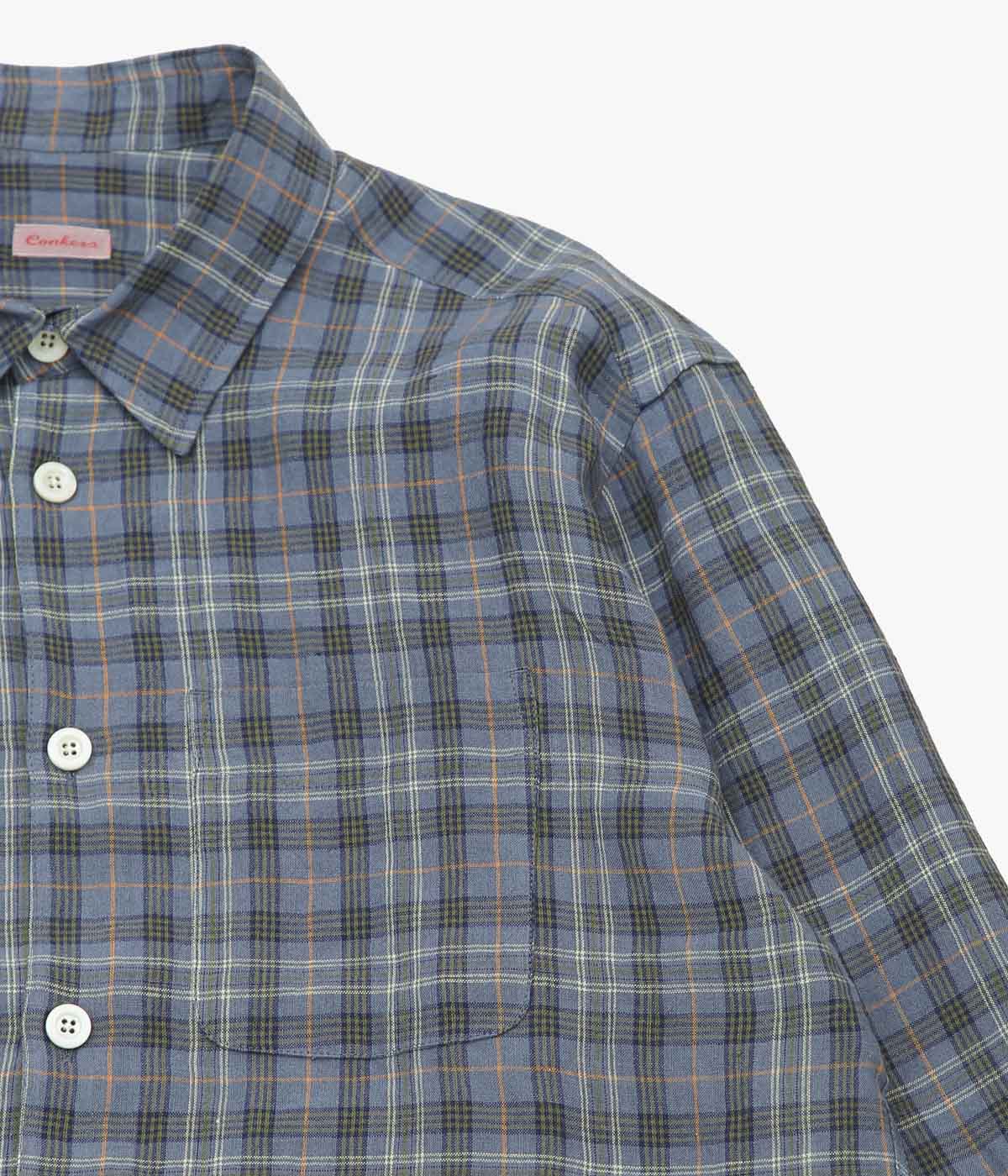 CONKERS ''RELAXED FARMER SHIRT'' (SLOE)