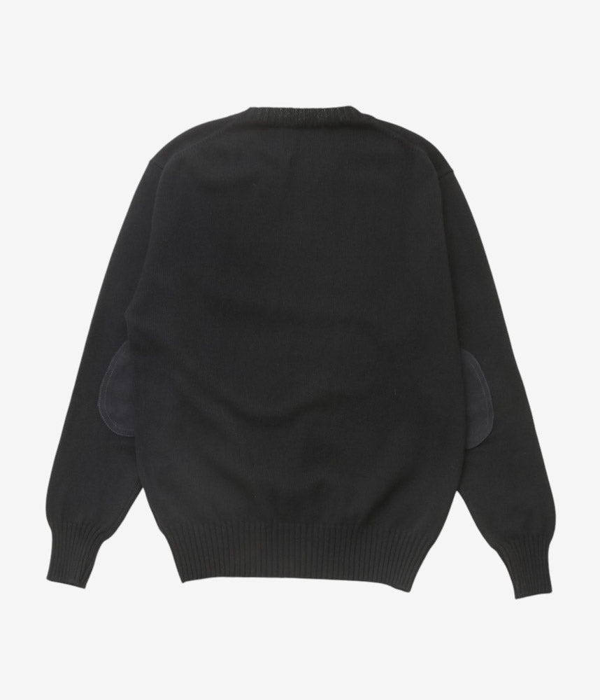 CORGI ''2PLY CASHMERE CREW NECK PULLOVER'' (BLACK)