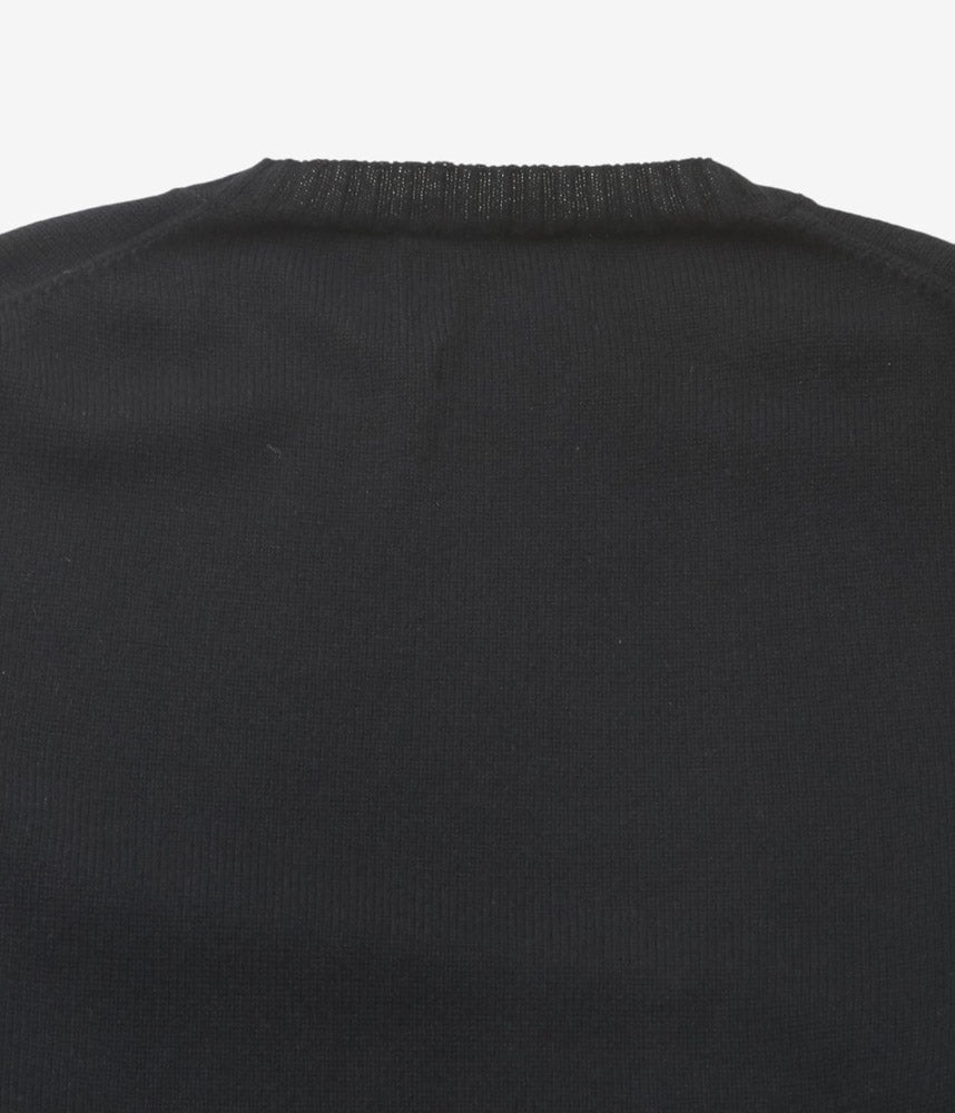 CORGI ''2PLY CASHMERE CREW NECK PULLOVER'' (BLACK)