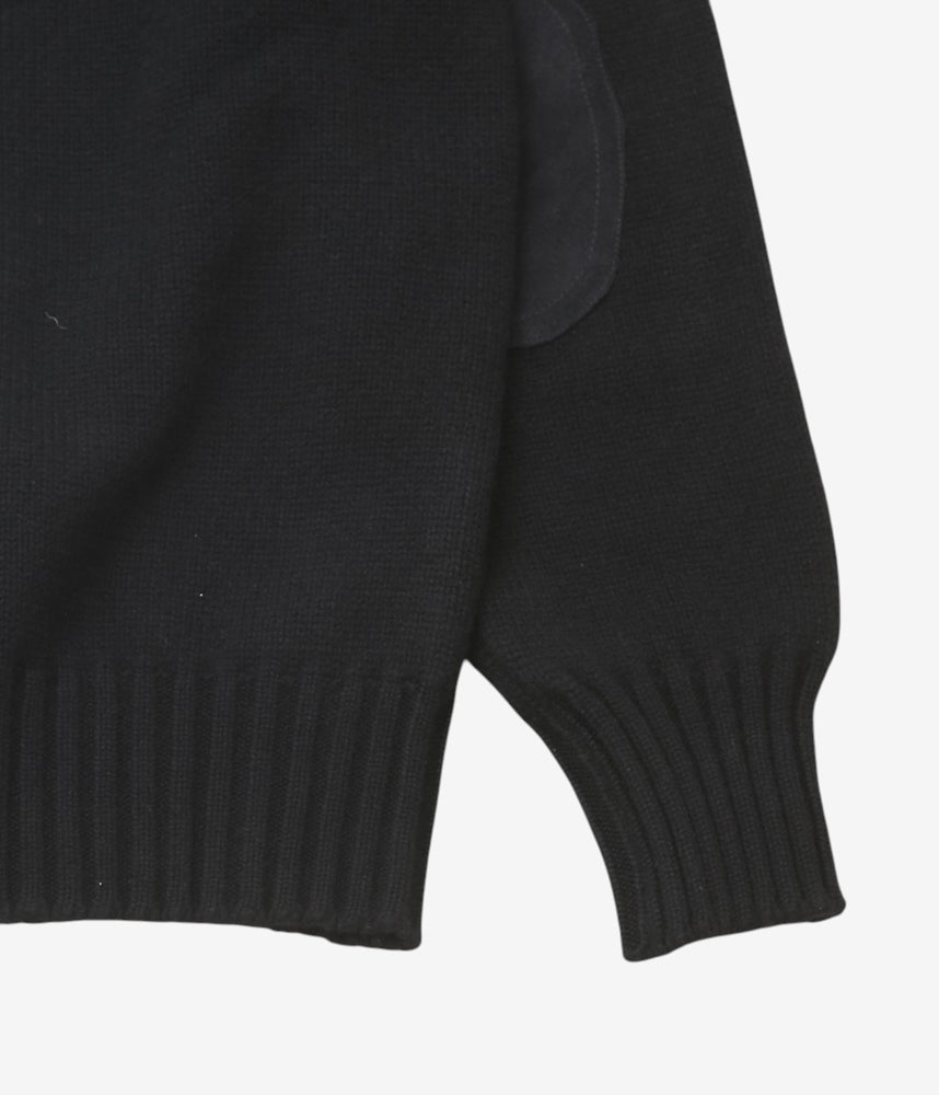 CORGI ''4PLY CASHMERE CARDIGAN'' (BLACK)