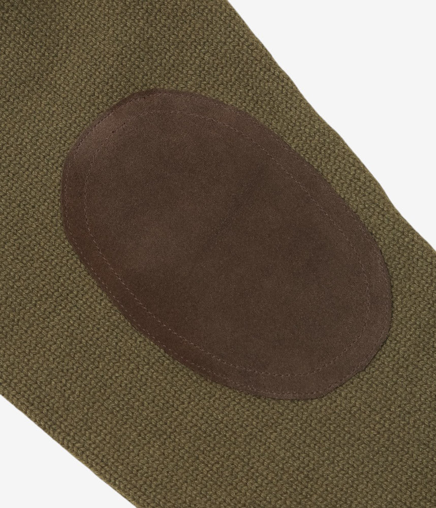 CORGI ''4PLY CASHMERE CARDIGAN'' (OLIVE DUN)