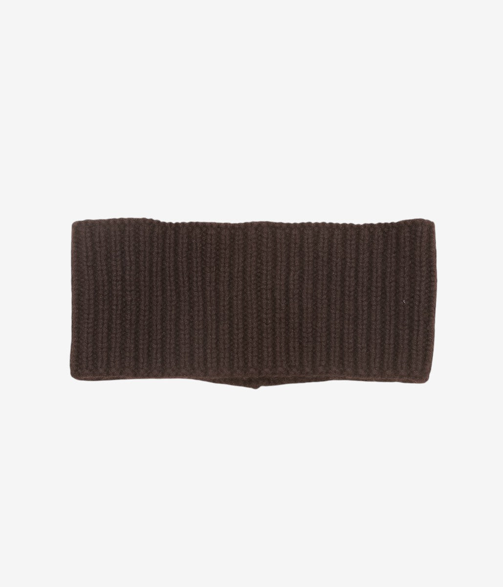CORGI ''CASHMERE HAIRBAND'' (DARK BROWN)