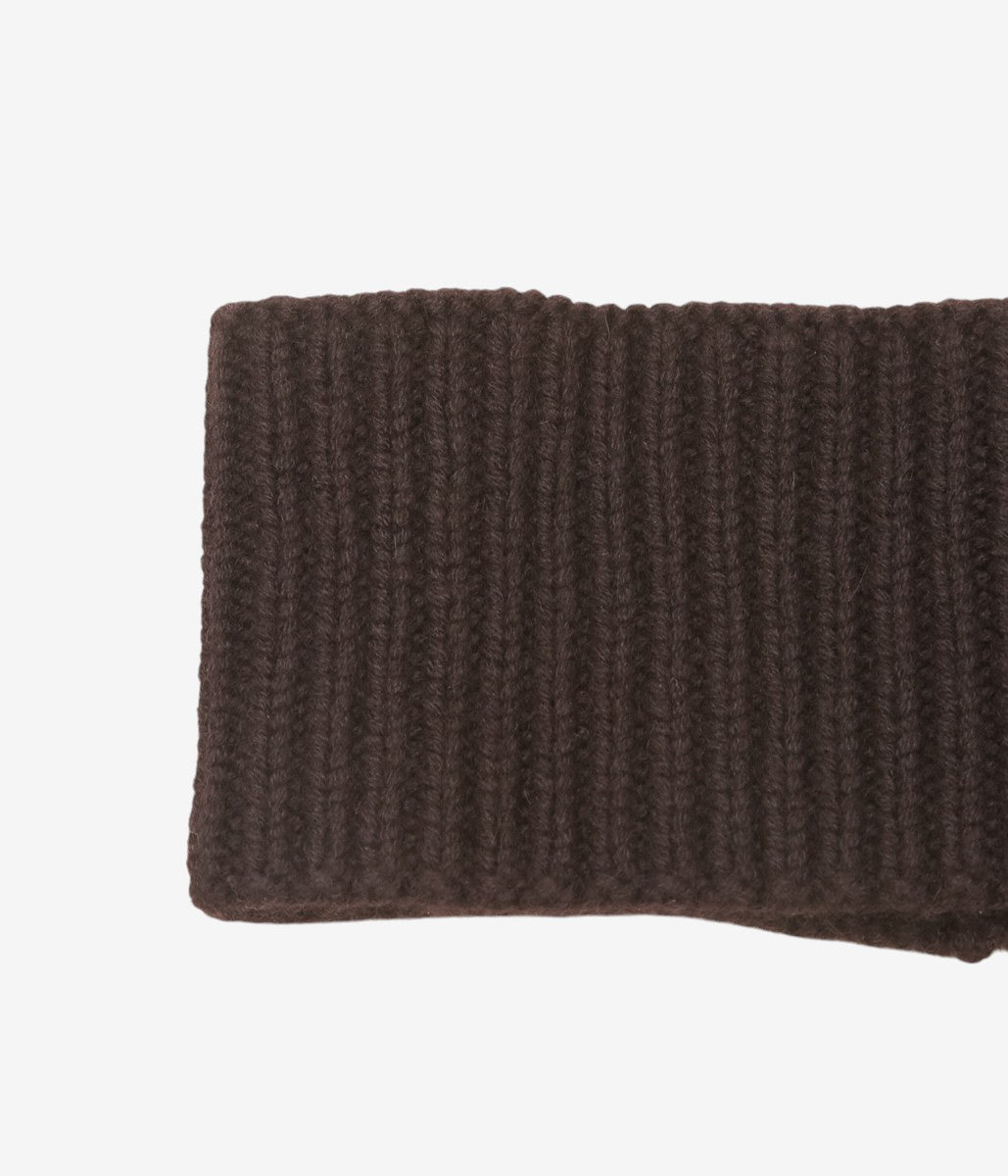 CORGI ''CASHMERE HAIRBAND'' (DARK BROWN)