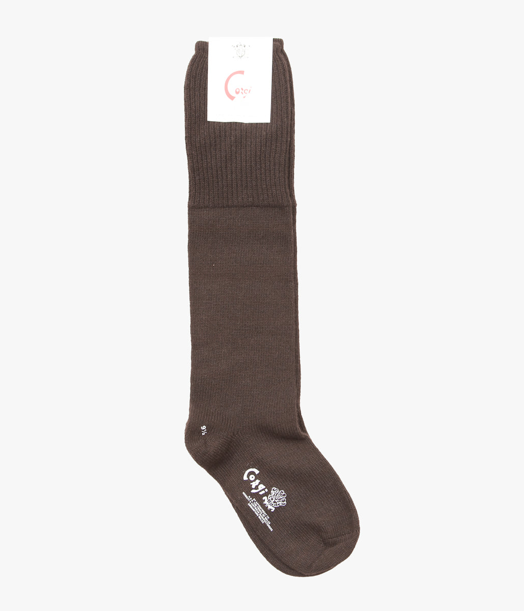 CORGI ''GEELONG SOCKS'' (DARK BROWN)