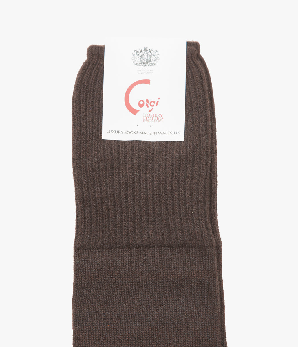 CORGI ''GEELONG SOCKS'' (DARK BROWN)