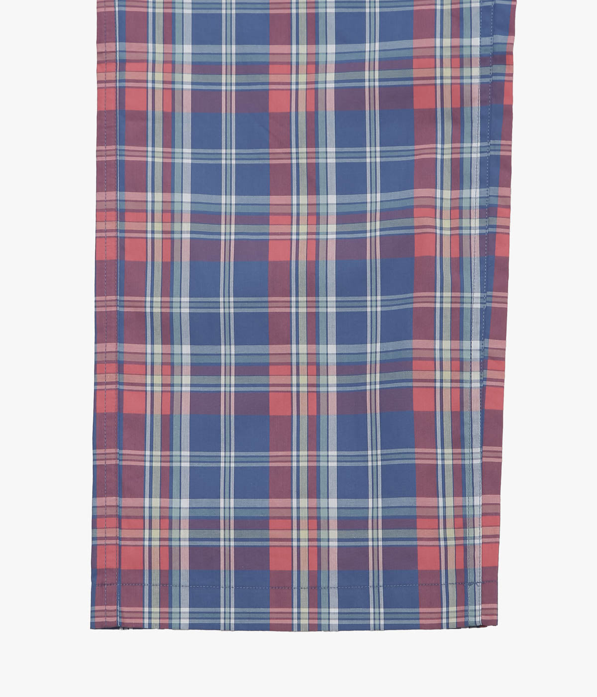 BROOKS BROTHERS ''COTTON BROADCLOTH MADRAS LOUNGE PANTS'' (NAVYMULTI)