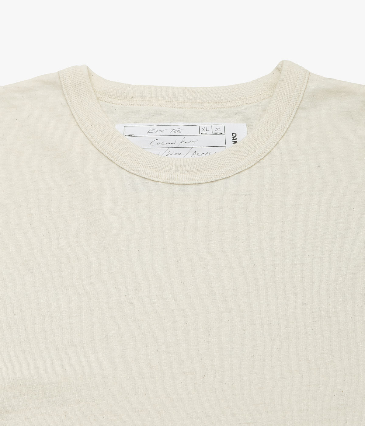 DANA LEE BROWN ''BASE TEE'' (UNDYED)
