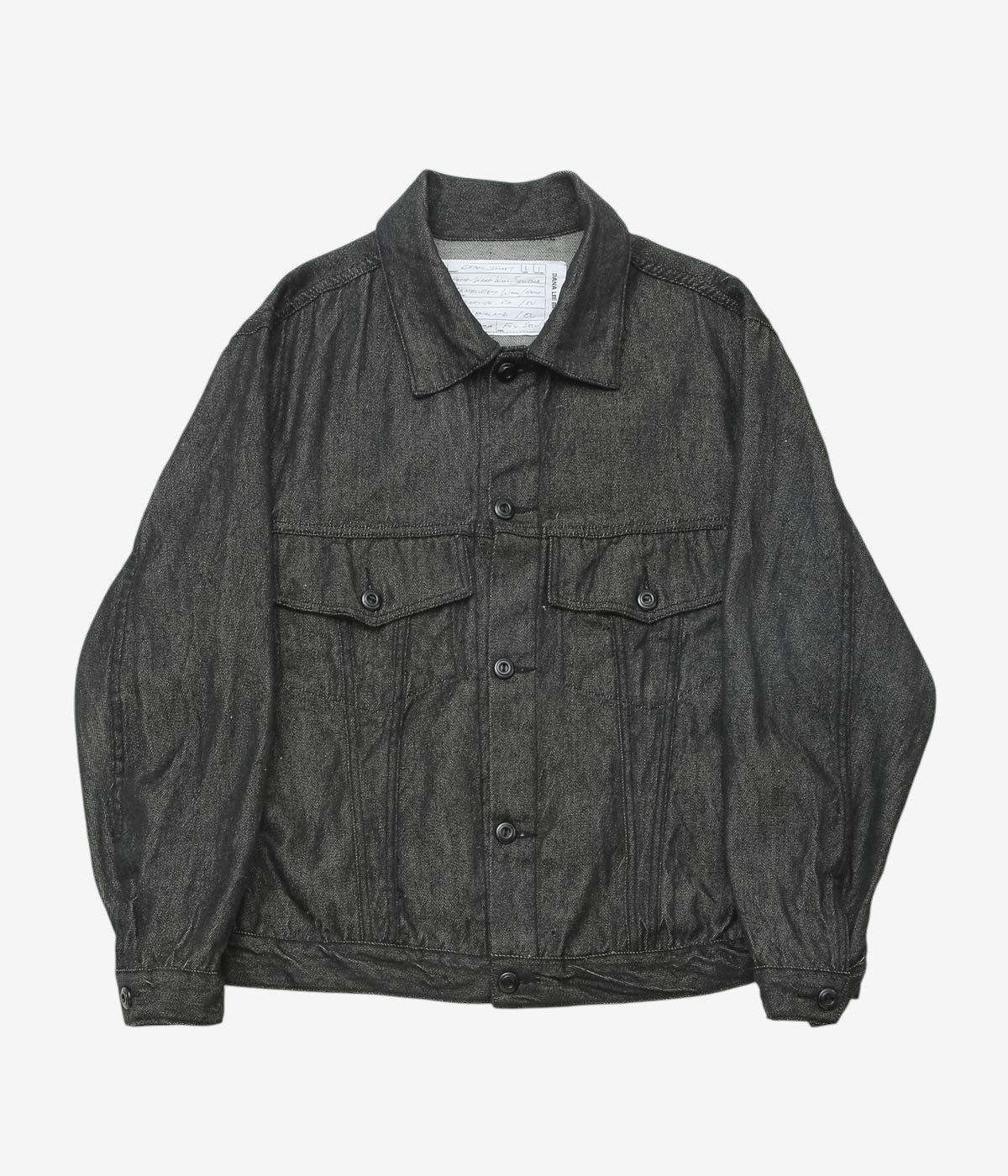 DANA LEE BROWN "CRAWL JACKET" (BLACK YARN DYE)