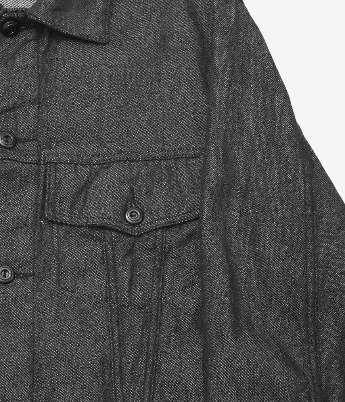 DANA LEE BROWN "CRAWL JACKET" (BLACK YARN DYE)