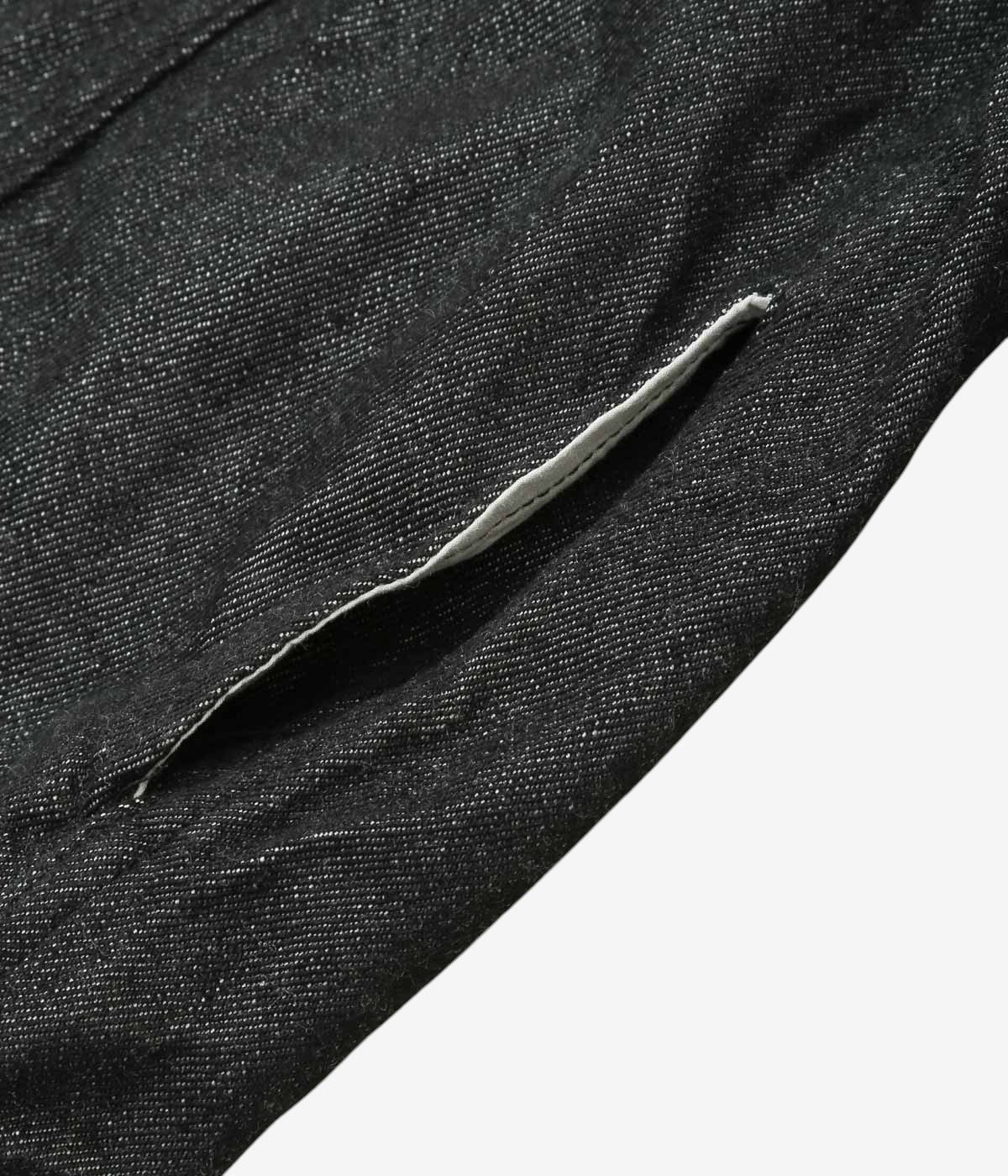 DANA LEE BROWN "CRAWL JACKET" (BLACK YARN DYE)